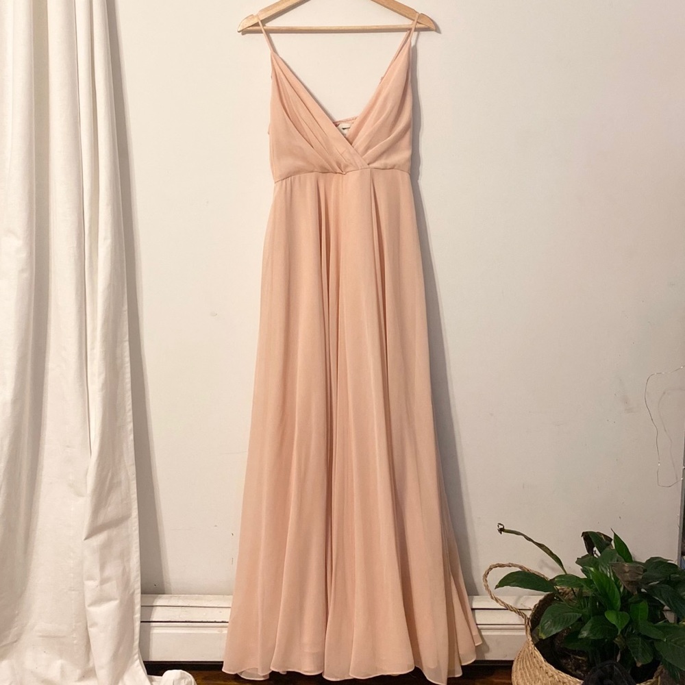 NEW Anthropologie BHLDN Pink  Maxi Dress size S